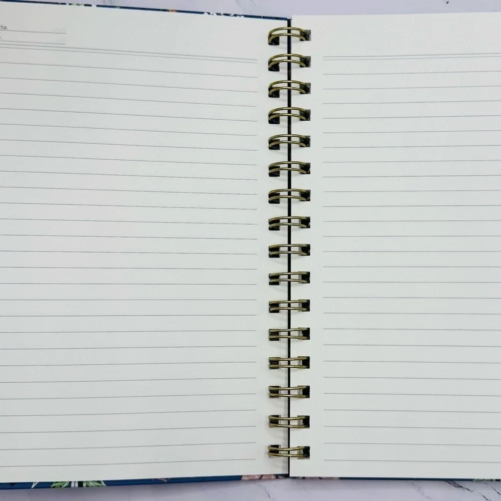 The Notebook Hardcover Floral Stationary Set Blue Floral Theme